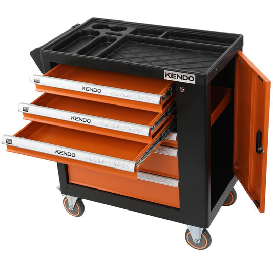Kendo 6 Drawer Mobile Roller Chest Cabinet Storage Tool Box