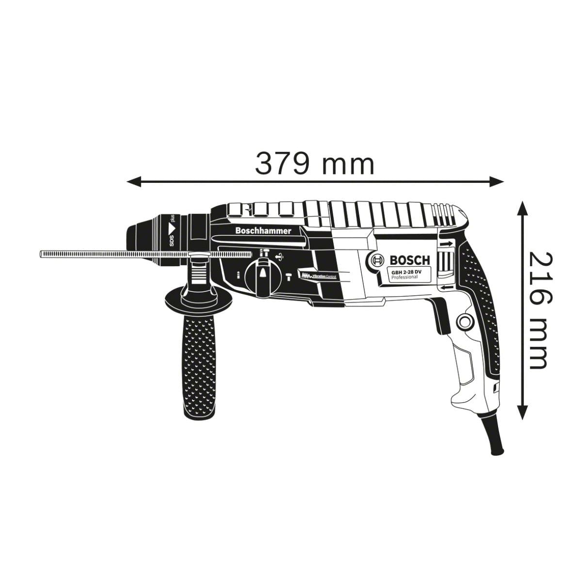 Bosch GBH 2-28 SDS-Plus Powerful Performance Professional Rotary Hammer 110V/880W 0611267561
