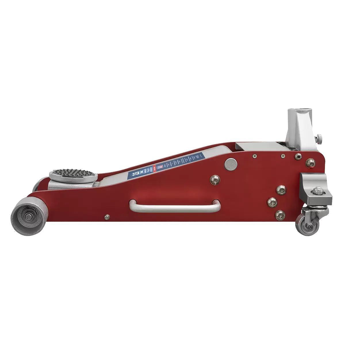 Sealey RJAS2500 Trolley Jack 2.5 Tonne Ton Aluminium Steel Rocket Lift Car Van