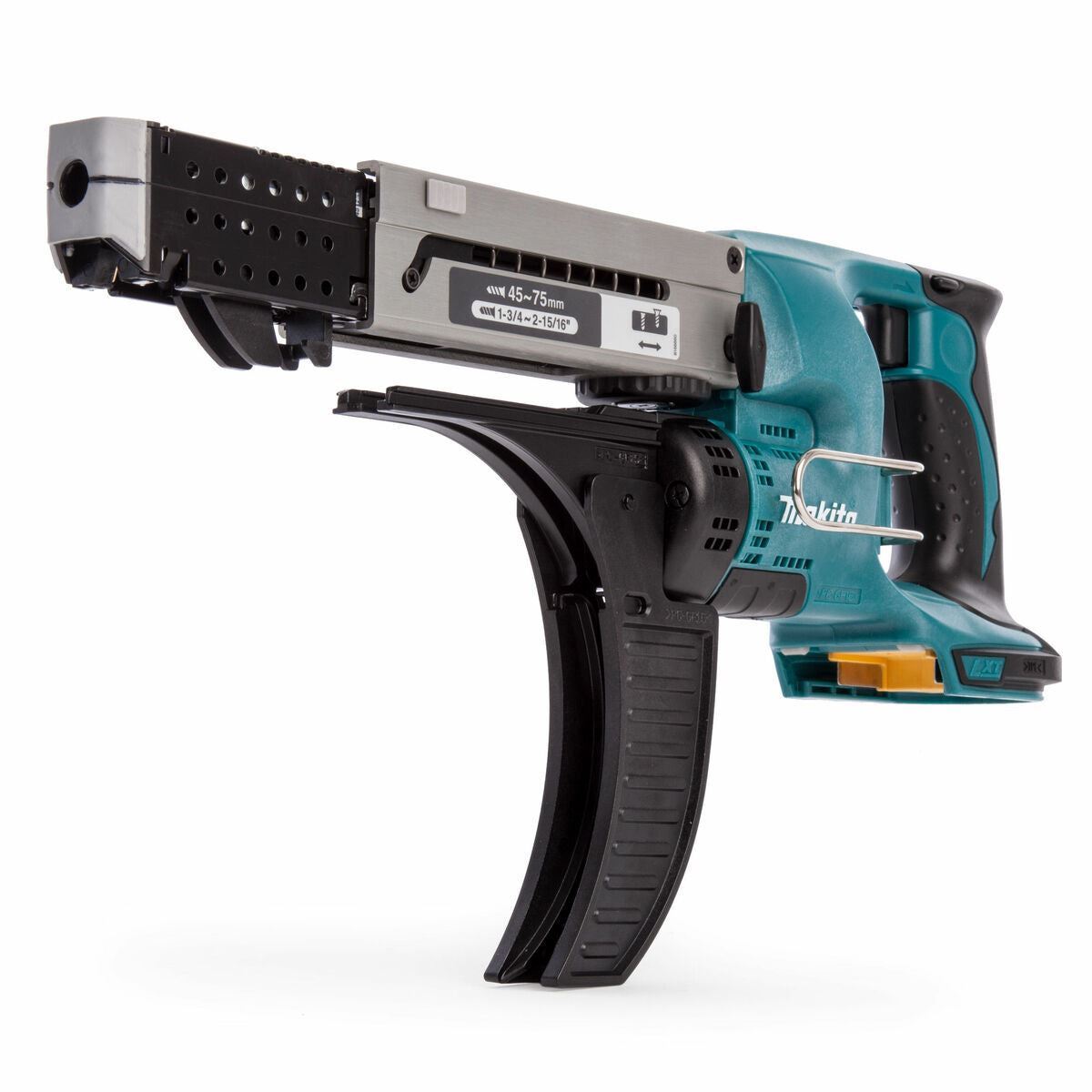 Makita DFR750Z 18V LXT Auto Feed Screwdriver with 1 x 6.0Ah Battery & Charger