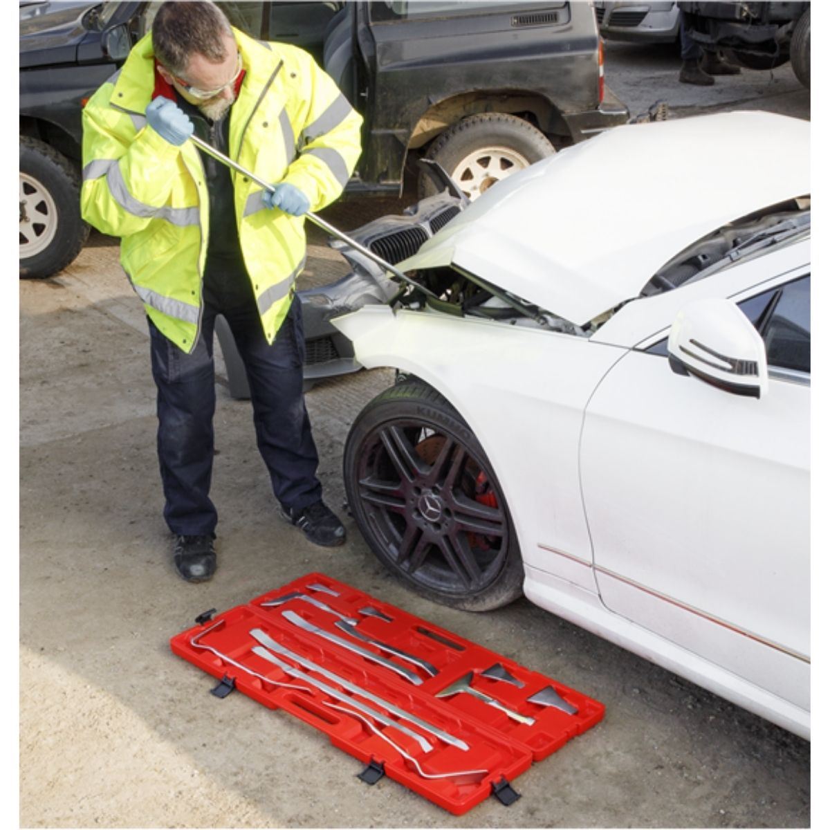 Sealey CB50 Body Panel Levering/Separating Tool Set 13pc