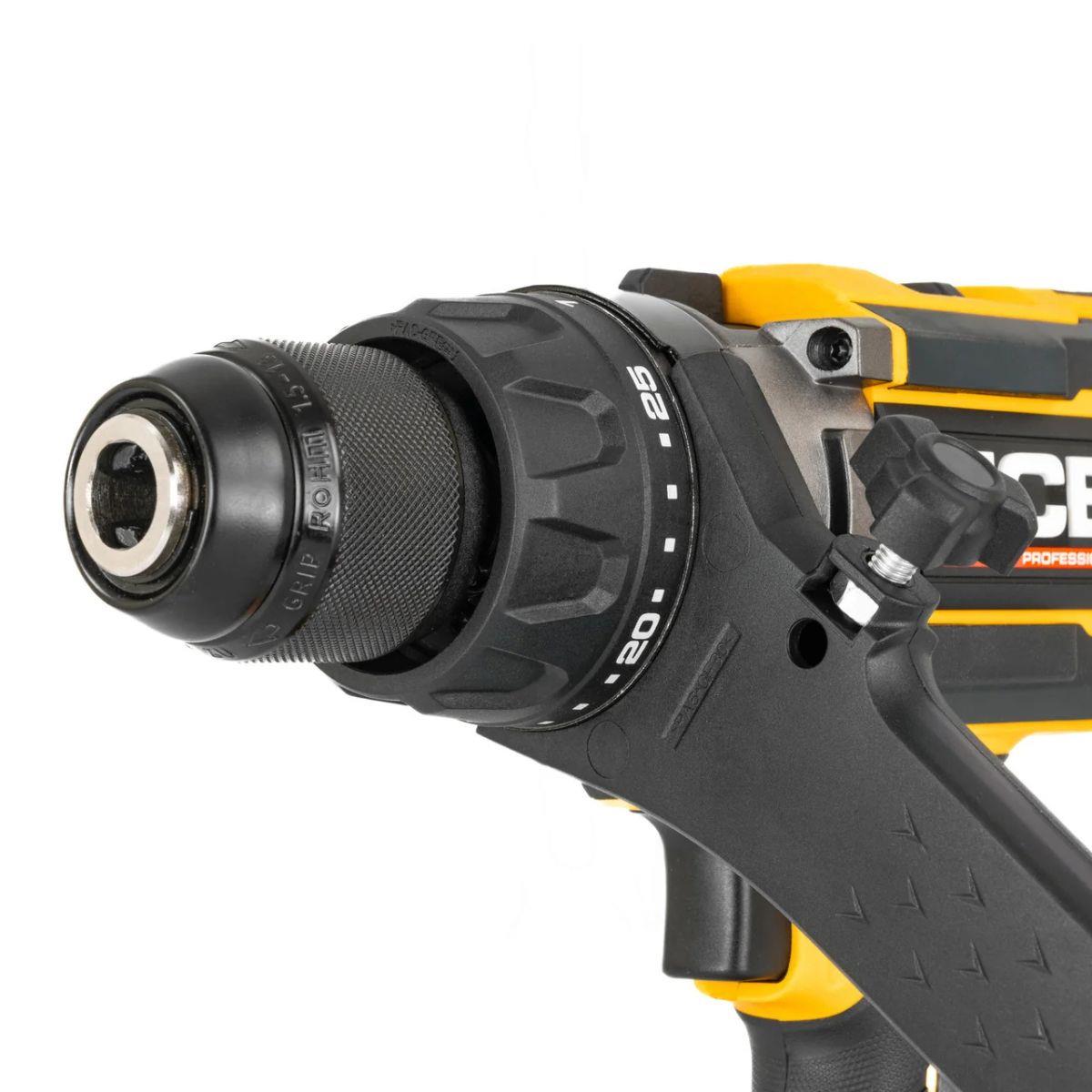 JCB-18PCD-160-5 18V Brushless 160Nm Combi Drill with 2 x Pro 5.0Ah Batteries & 4.5A Charger