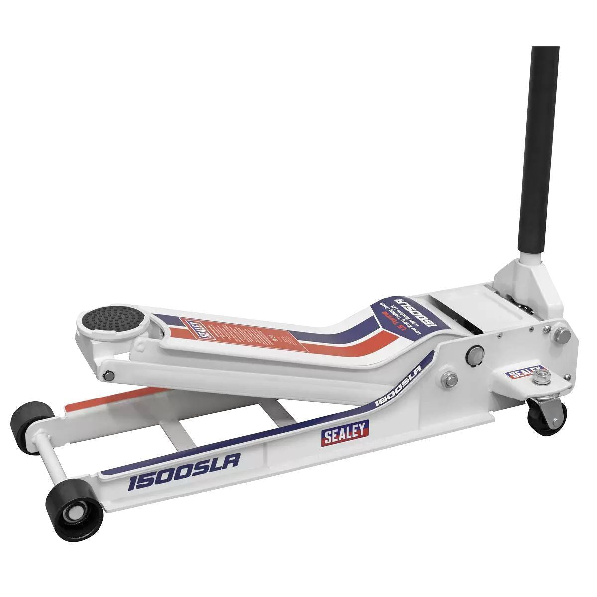 Sealey 1500SLR Trolley Jack 1.5 Tonne Low Profile Rocket Lift