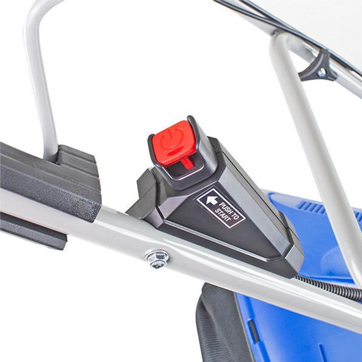 Hyundai HYM430SPER 43cm Electric-Start Self-Propelled Petrol Roller Lawnmower 139cc Engine & 25-75mm Cuts