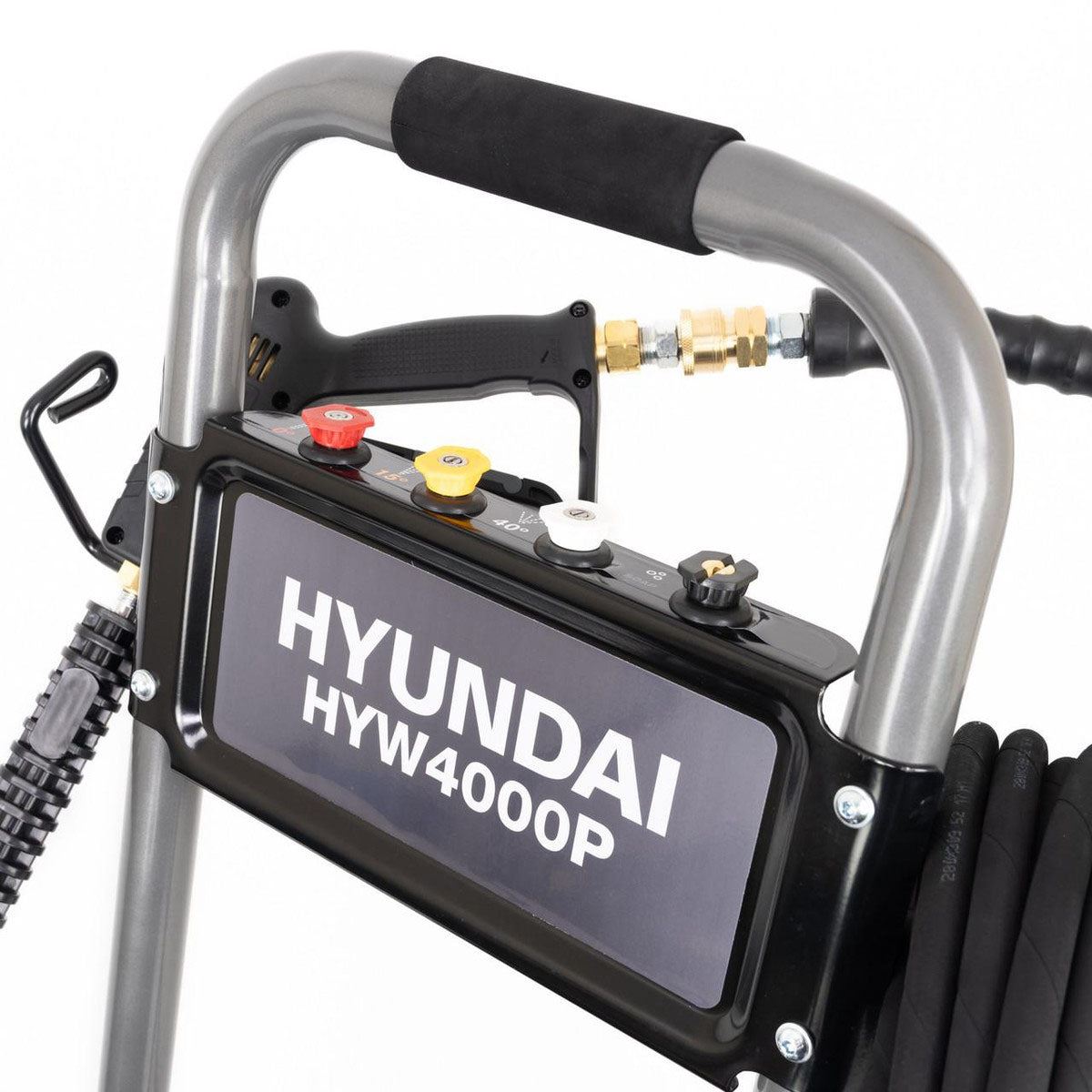 Hyundai HYW4000P Petrol Pressure Washer 420cc Engine, 15L/Min Flow & AR Pump for Powerful Cleaning