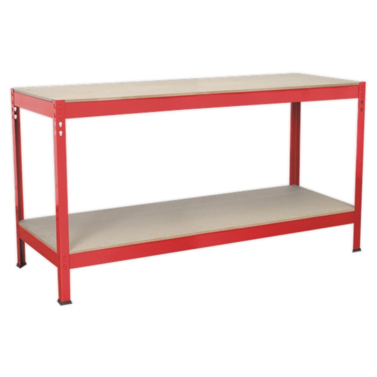 Sealey AP1535 1.53m Steel Workbench with Wooden Top