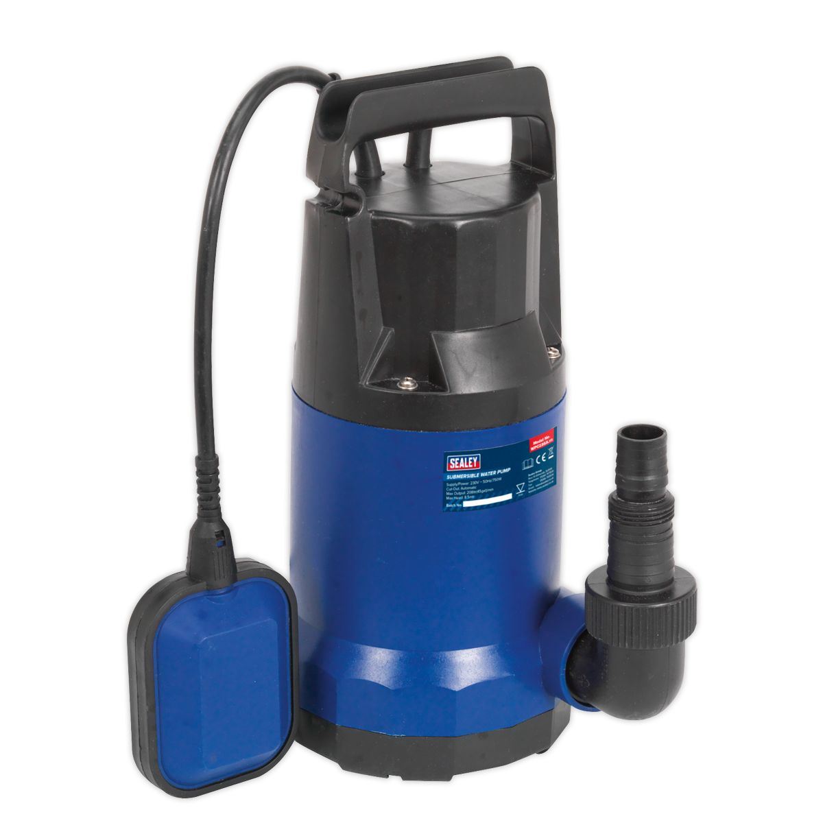 Sealey WPC235A Submersible Water Pump Automatic 208L/min 230V