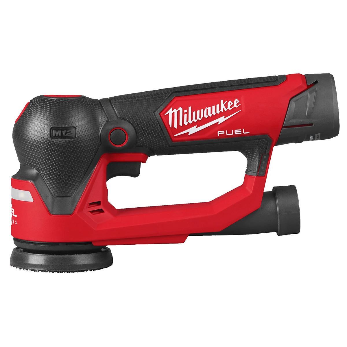 Milwaukee M12FSDR75-0B 12V Brushless 75mm Random Orbit Sander with 1 x 2.0Ah Battery Charger & Bag