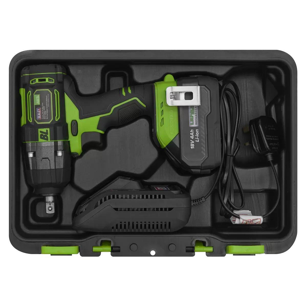 Sealey CP650LIHV 18V Cordless Brushless Impact Wrench 1/2