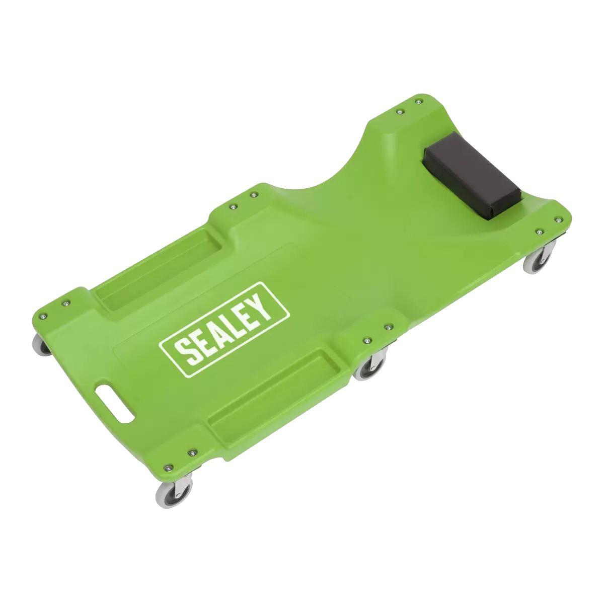 Sealey SCR80HV Composite Creeper with 6 Wheels Green