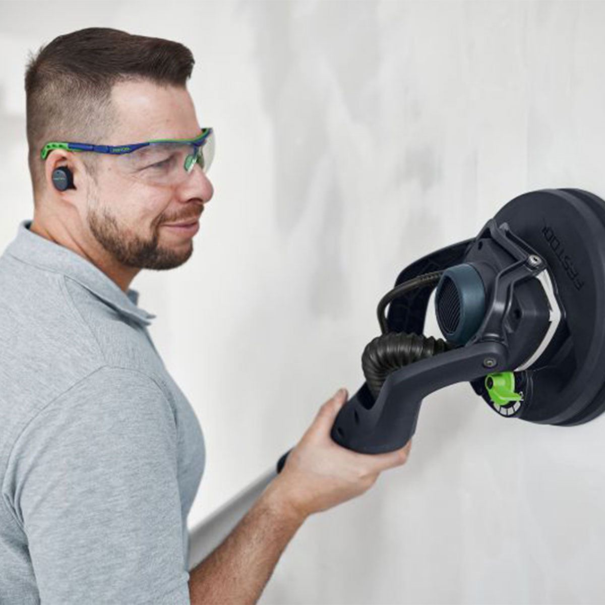 Festool PLANEX LHS 2-M 225 EQ 230V GB Brushless Long-Reach Sander With Carrying Bag - 577357 Item Condition Damaged Box