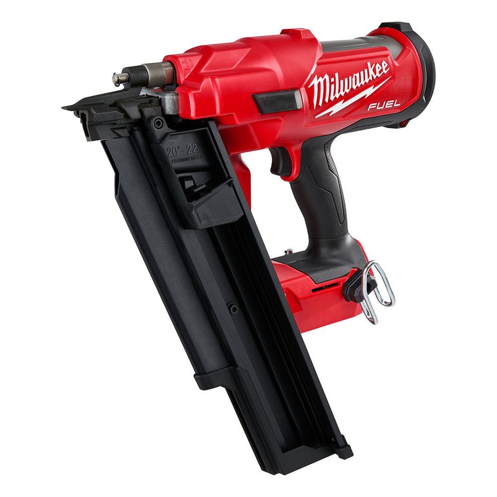 Milwaukee M18FPP2BE-522B 18V Fuel Twin Nail Gun Nailer with 1 x 5.0Ah, 1 x 2.0Ah Battery Charger & Bag 4933492429