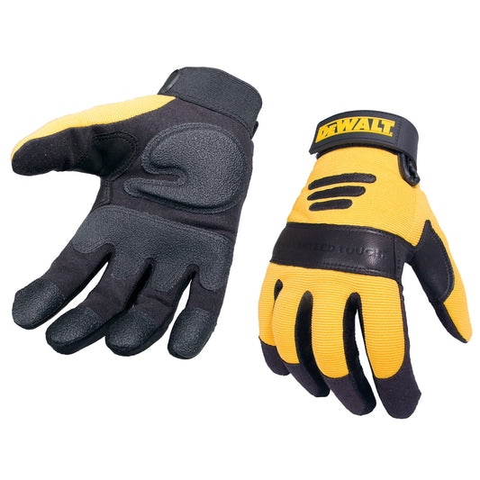 DeWalt DPG21L Synthetic Padded Leather Palm Gloves