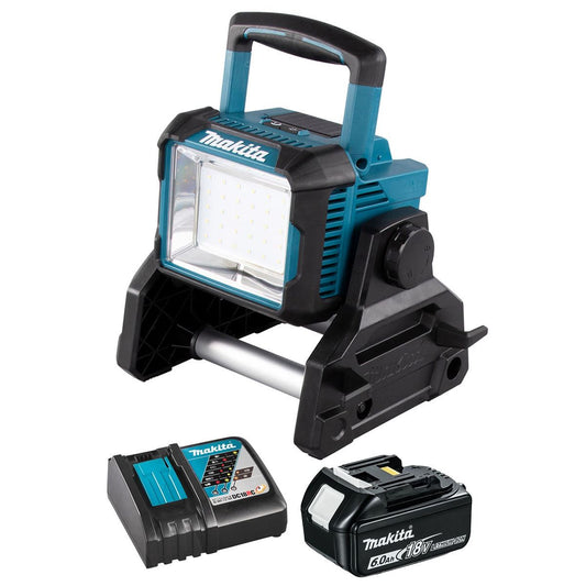 Makita DML811/1 14.4V - 18V LXT Li-ion Cordless LED Worklight with 1 x 6.0Ah Battery & Charger