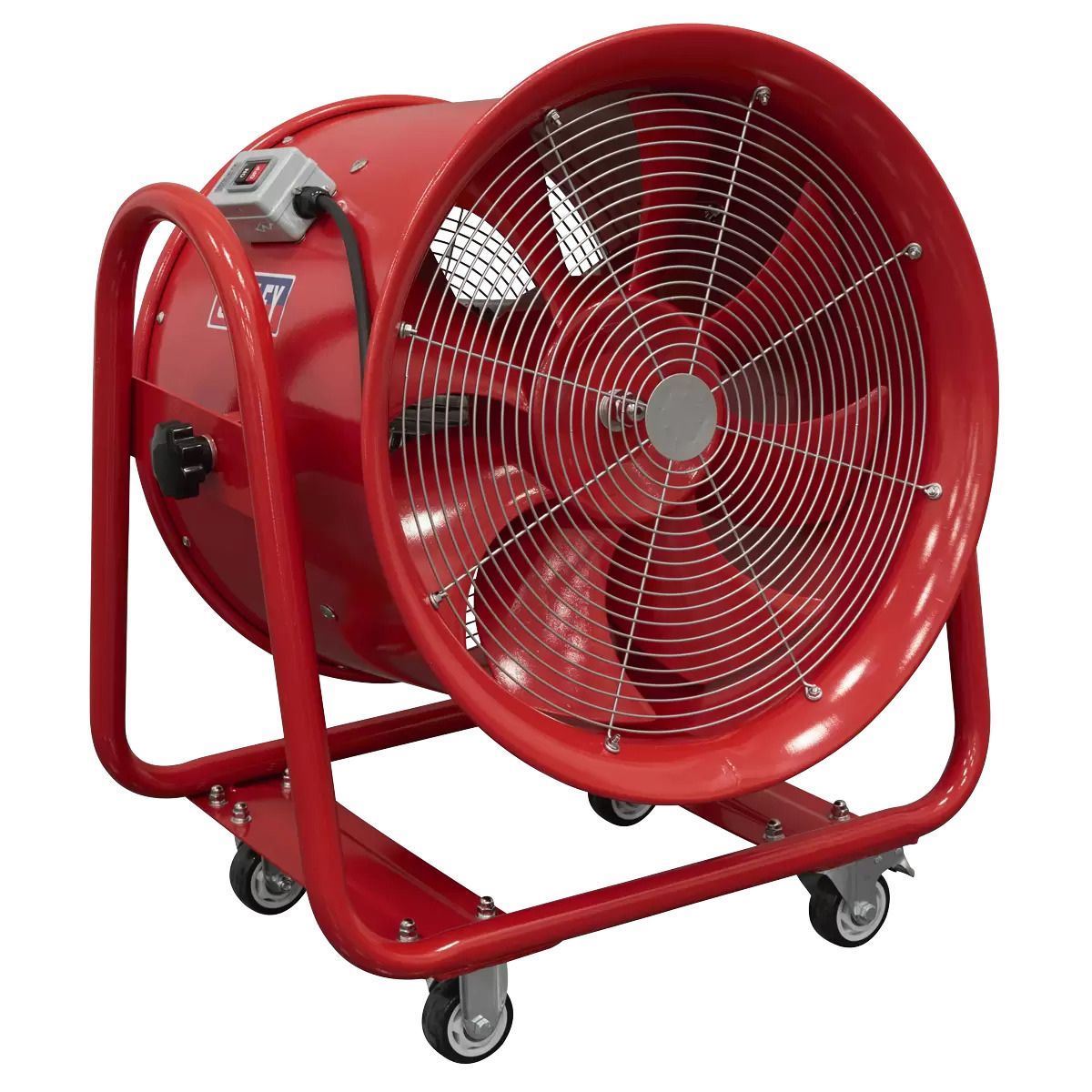 Sealey VEN500 Portable Ventilator Ø500mm with 5m Ducting for Efficient Air Circulation 230V/1100W