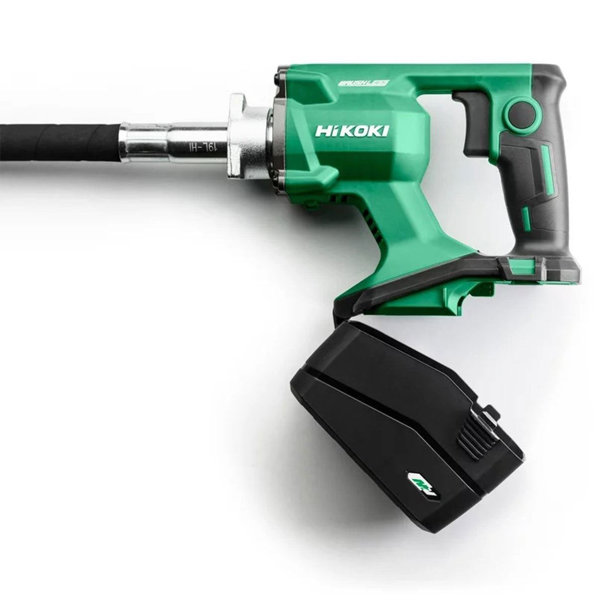 Hikoki UV3628DAW4Z 36V Brushless 28mm Concrete Vibrator with 1 x 2.5Ah/5.0Ah Battery & Charger