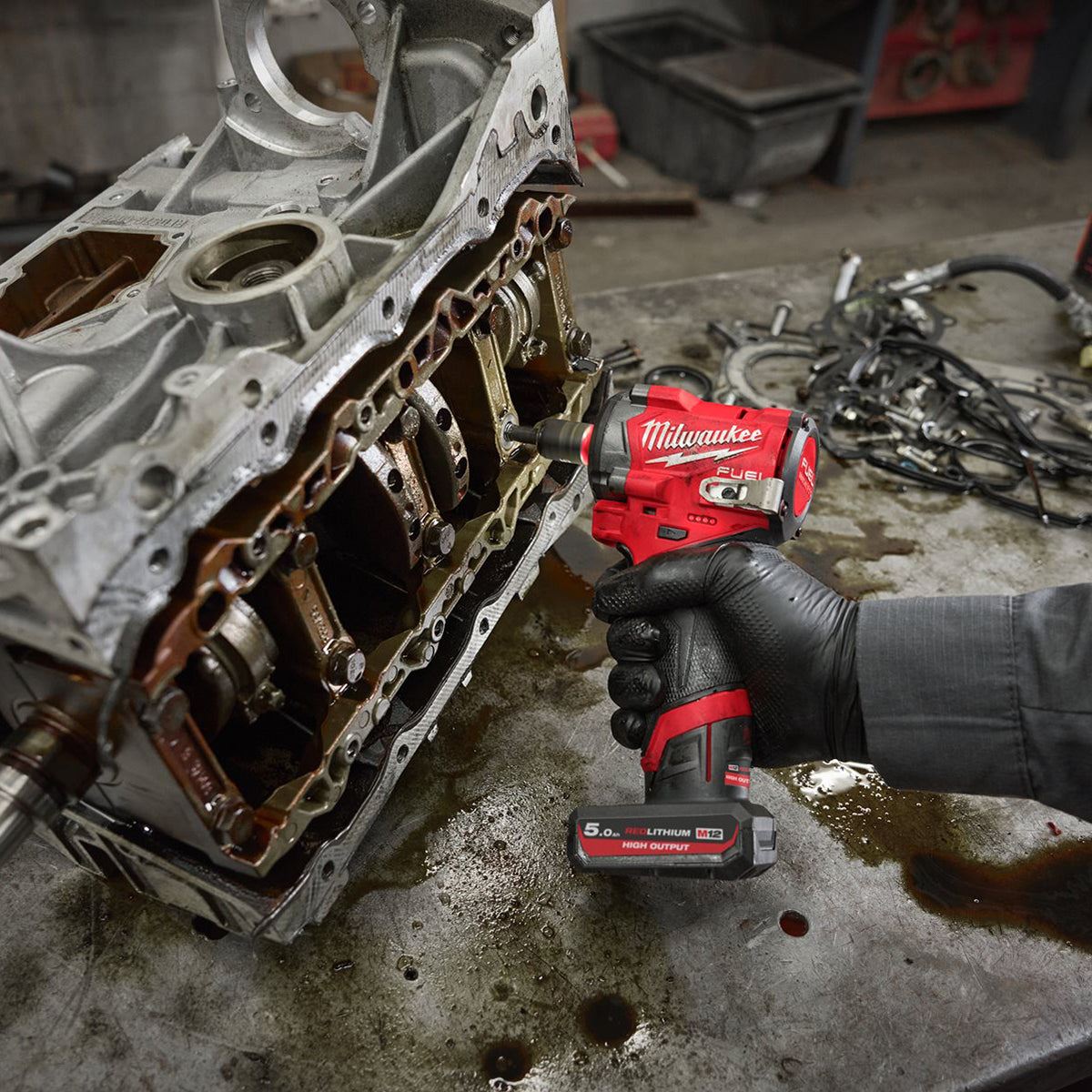 Milwaukee M12FCIWF38G3-0 12V Brushless 3/8