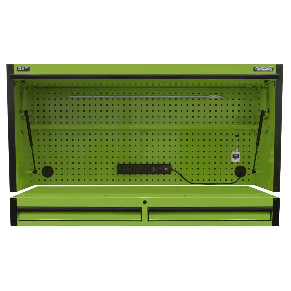 Sealey AP6103BE Top Hutch & 2 Drawer Riser 1549mm