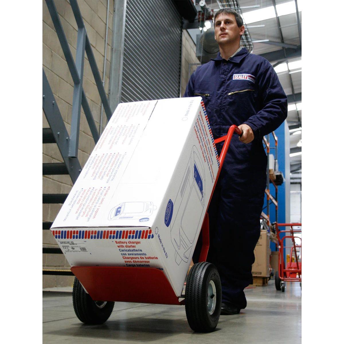 Sealey CST987 Sack Truck with Pneumatic Tyres 200kg Capacity