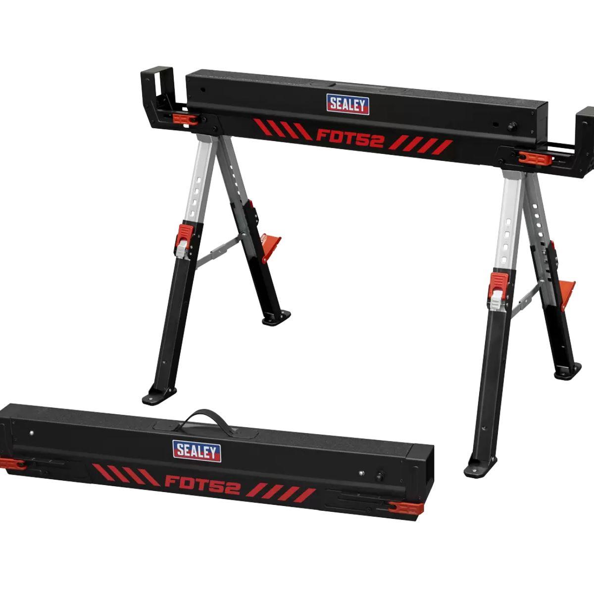 Sealey FDT52 Adjustable Sawhorse Set 2pc