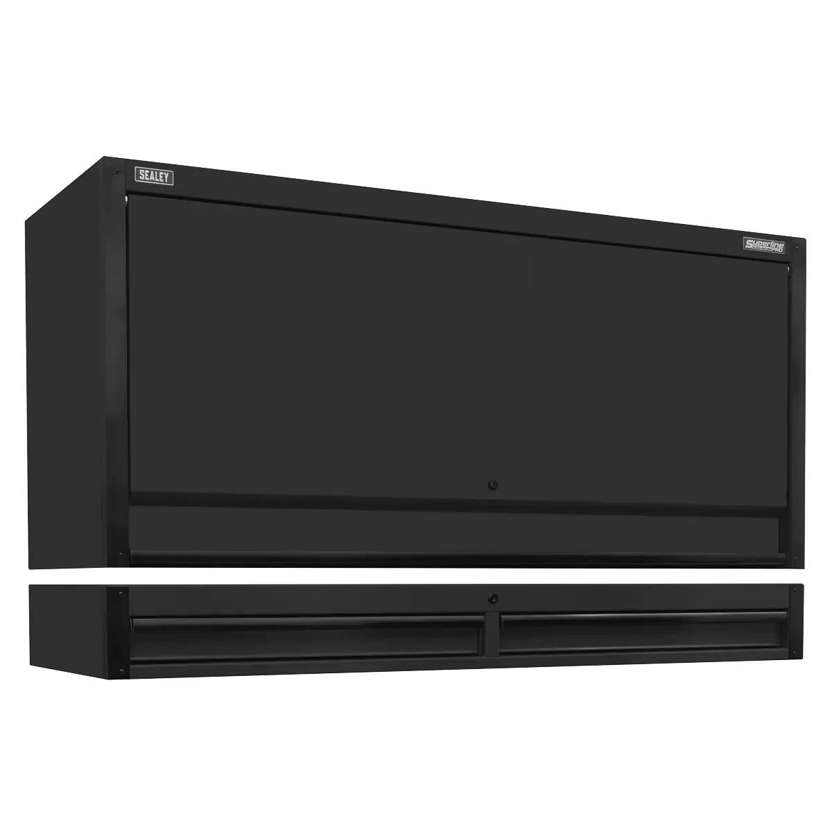 Sealey AP6203BE Superline PRO Black Edition Top Hutch & 2 Drawer Riser 1549mm