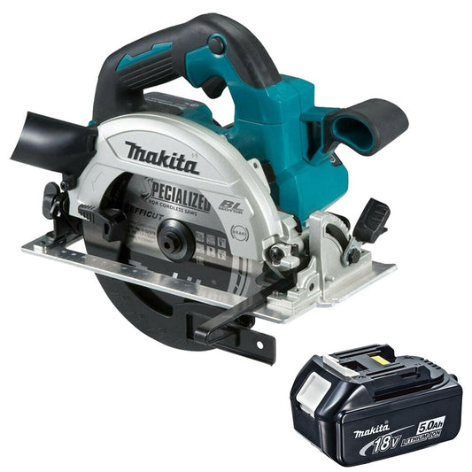 Makita DHS660Z 18V Brushless 165mm Circular Saw with 1 x 5.0Ah Battery