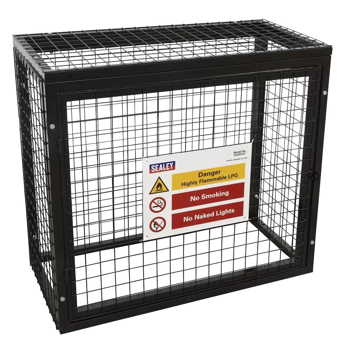 Sealey GCSC247 Gas Cylinders Safety Cage 2 x 47kg Cylinders