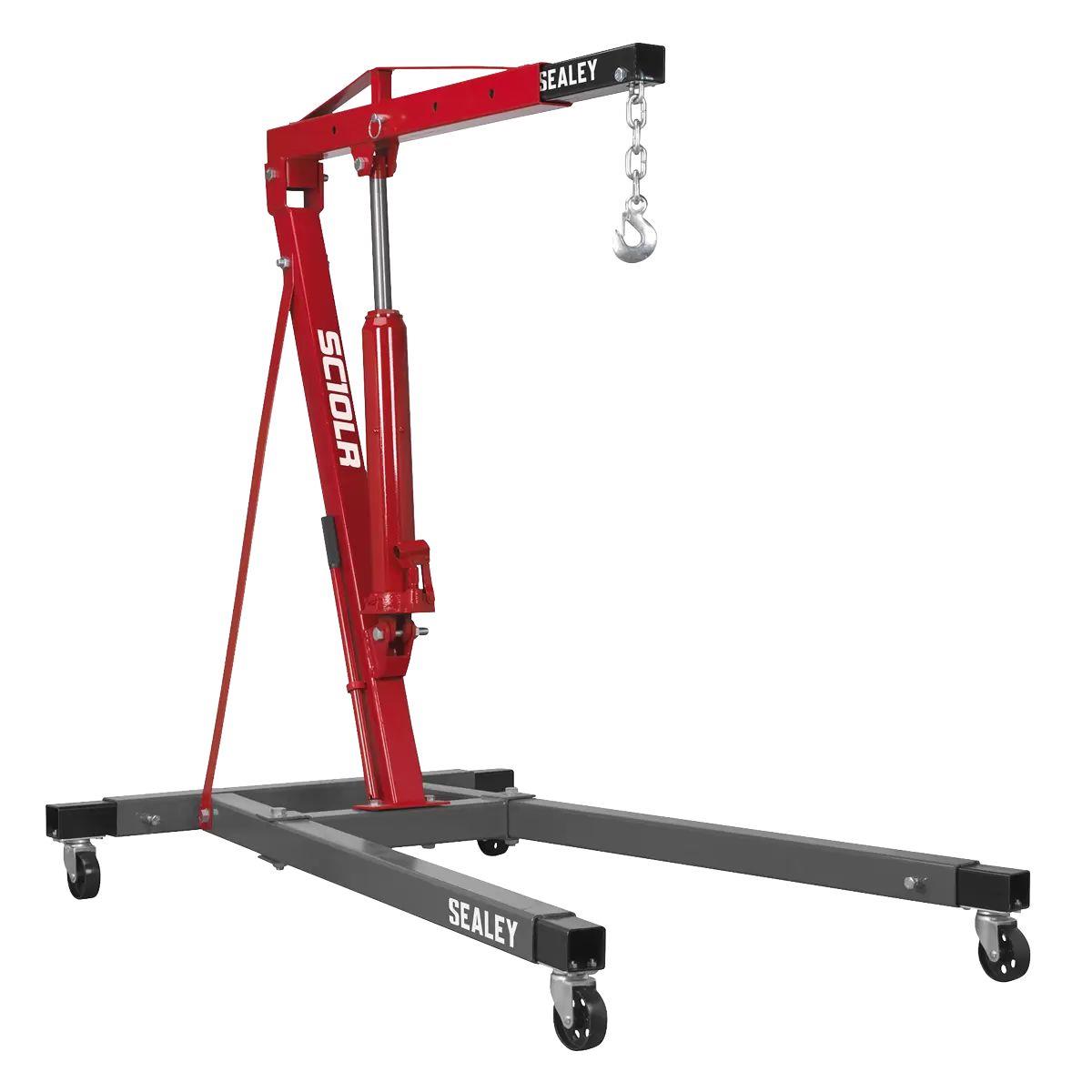 Sealey SC10LR Crane 1tonne Long Reach Extendable Legs