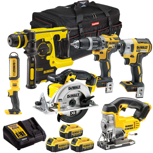 Dewalt DCK699M3TB 18V 6 Piece Combo Kit with 3 x 4.0Ah Battery & Charger