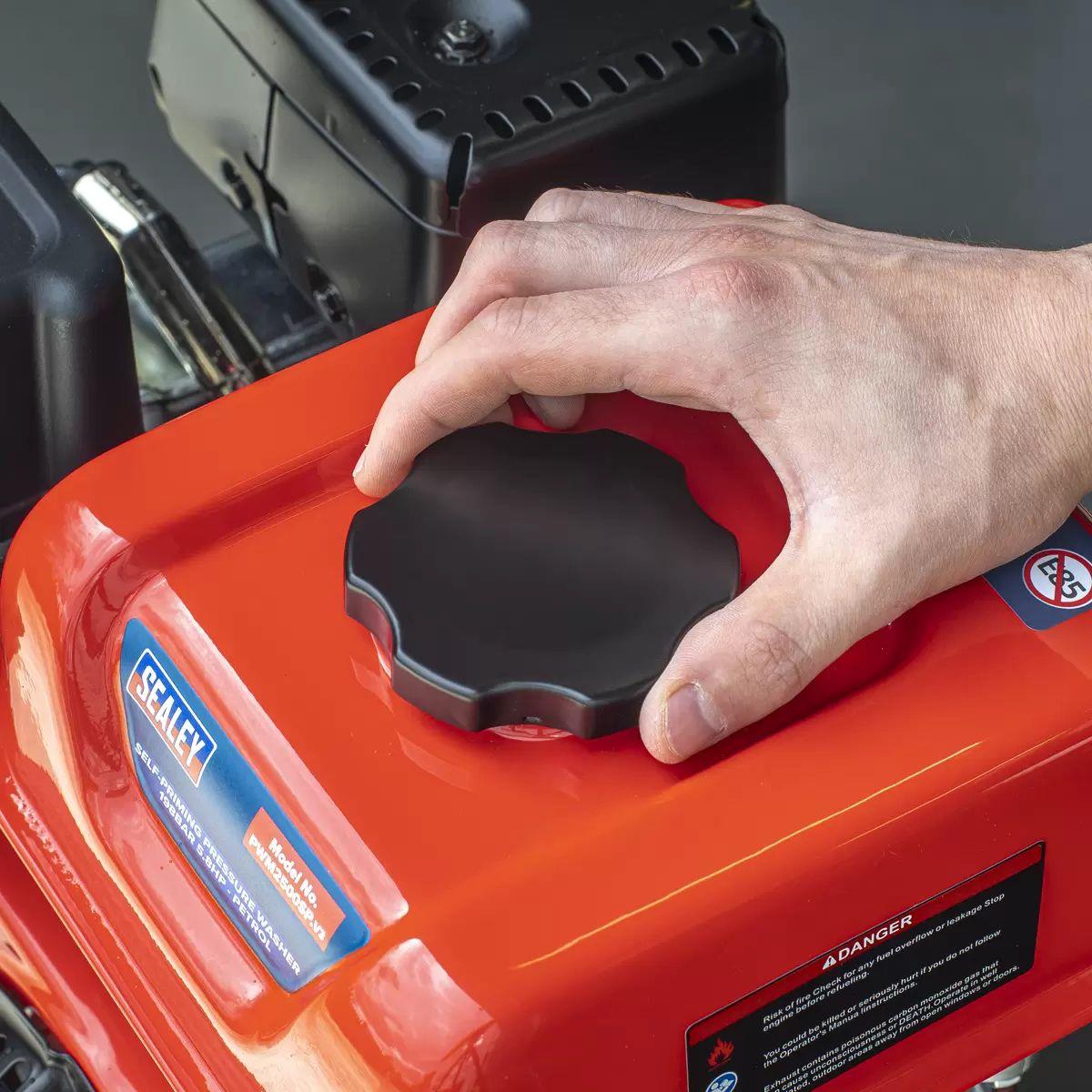 Sealey PWM2500SP Self-priming Petrol Pressure Washer 220bar 540L/hr