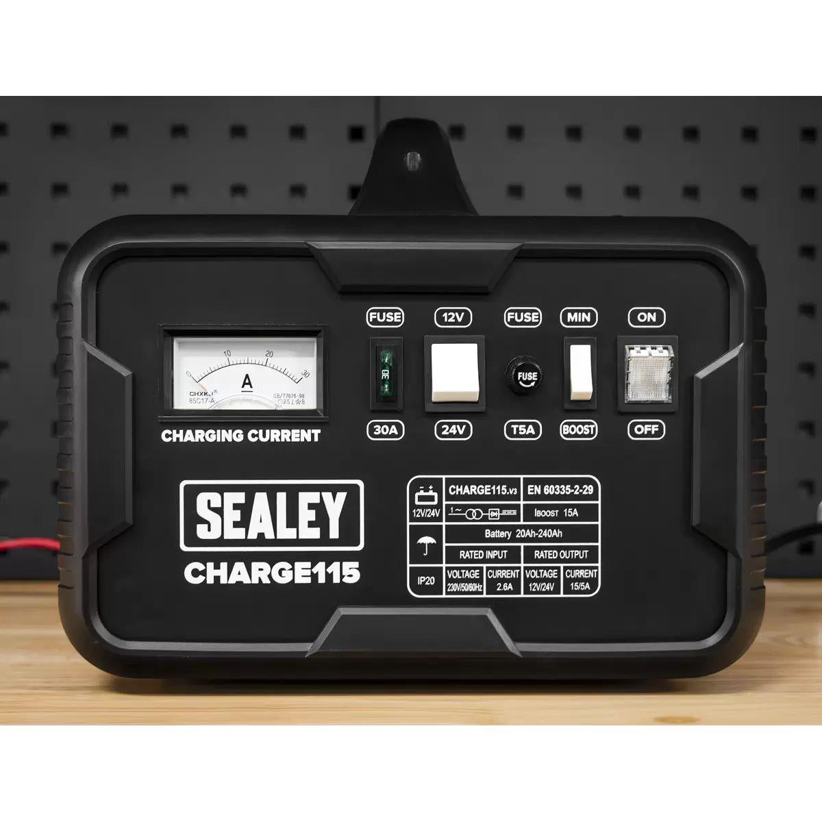 Sealey CHARGE115 Battery Charger 230V/19A