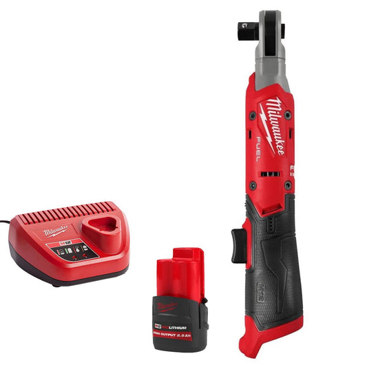 Milwaukee M12FIR12G2-0 12V 1/2in Ratchet With 1 x 2.5Ah Battery & Charger