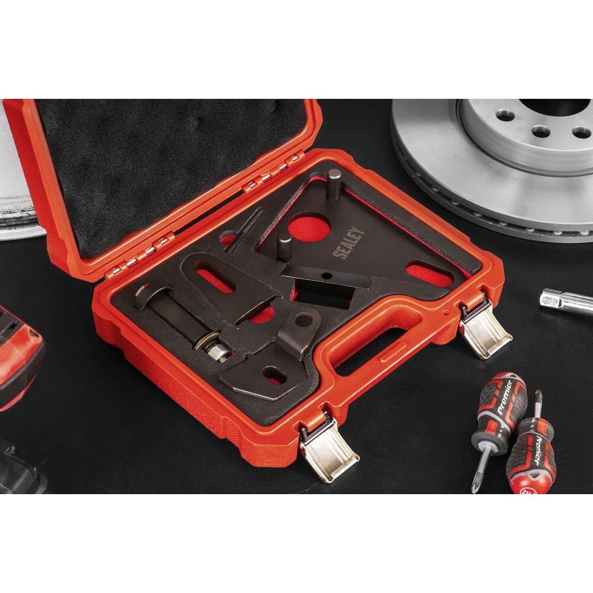 Sealey VSE5032 Front Pulley & Flywheel Locking Tool Set Chain Drive