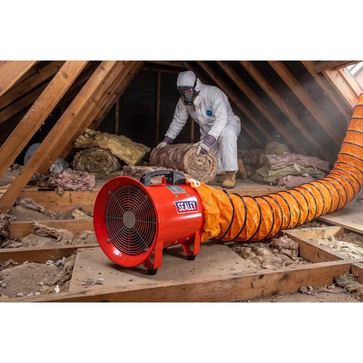 Sealey VEN250 Portable Ventilator 250mm with 5mtr Ducting