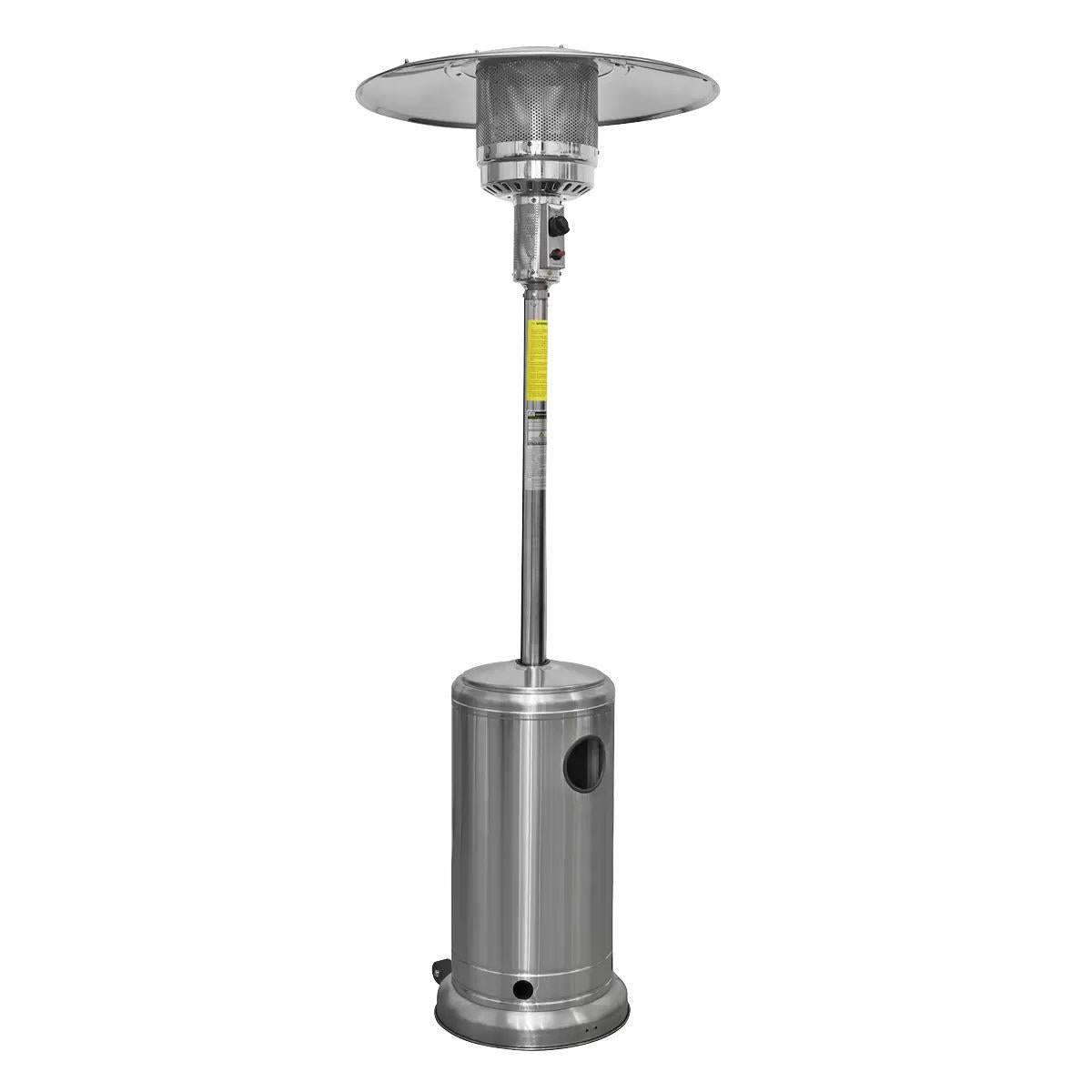 Sealey DG2 Dellonda Commercial & Domestic Outdoor Garden Gas Patio Heater Stainless Steel 13kW