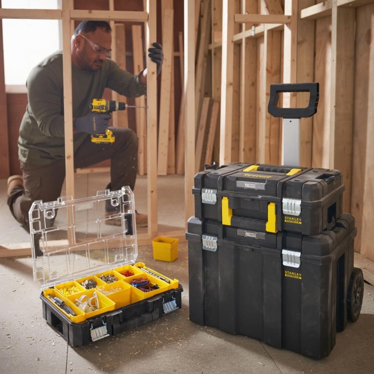 Stanley FatMax PRO-STACK Mobile Storage Bundle 3 Piece Set STS180101