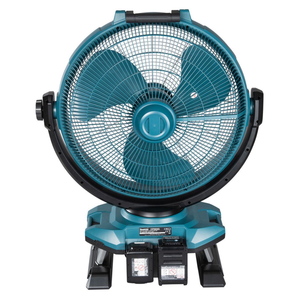 Makita CF003GZ 40Vmax XGT Cordless 450mm Portable Fan with 1 x 4.0Ah Battery & Charger