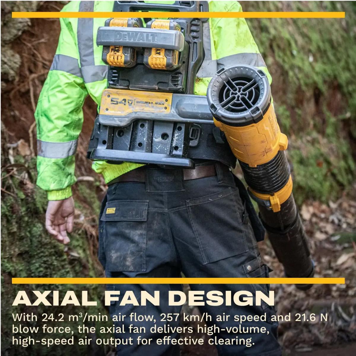 Dewalt DCMBBL800N-XJ Twin 54V FLEXVOLT Brushless Backpack Blower Body Only
