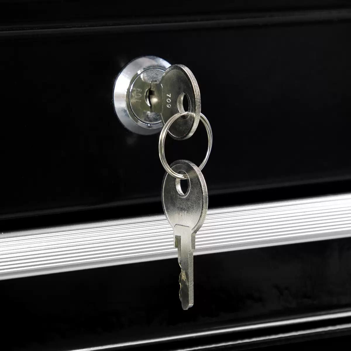 Sealey AP225B 5 Drawer Topchest with Ball-Bearing Slides Black