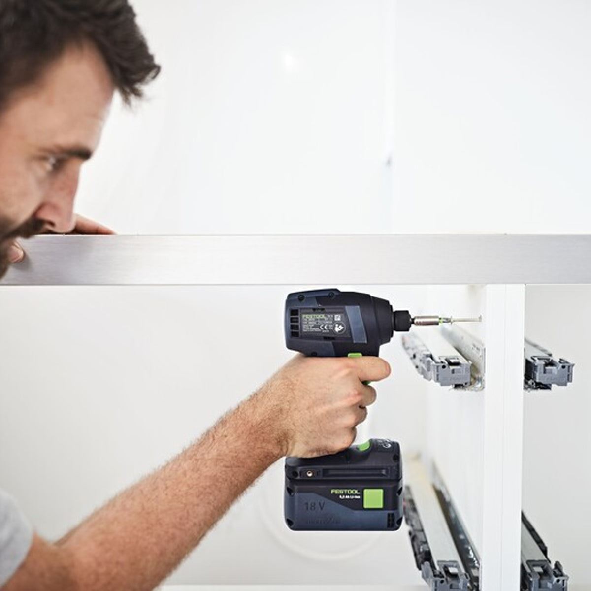 Festool TID 18 5,0/4,0-Set TPC 18/4 18V Brushless Percussion Drill & Impact Driver With 1 x 5.0Ah/4.0Ah Battery, Charger 577655