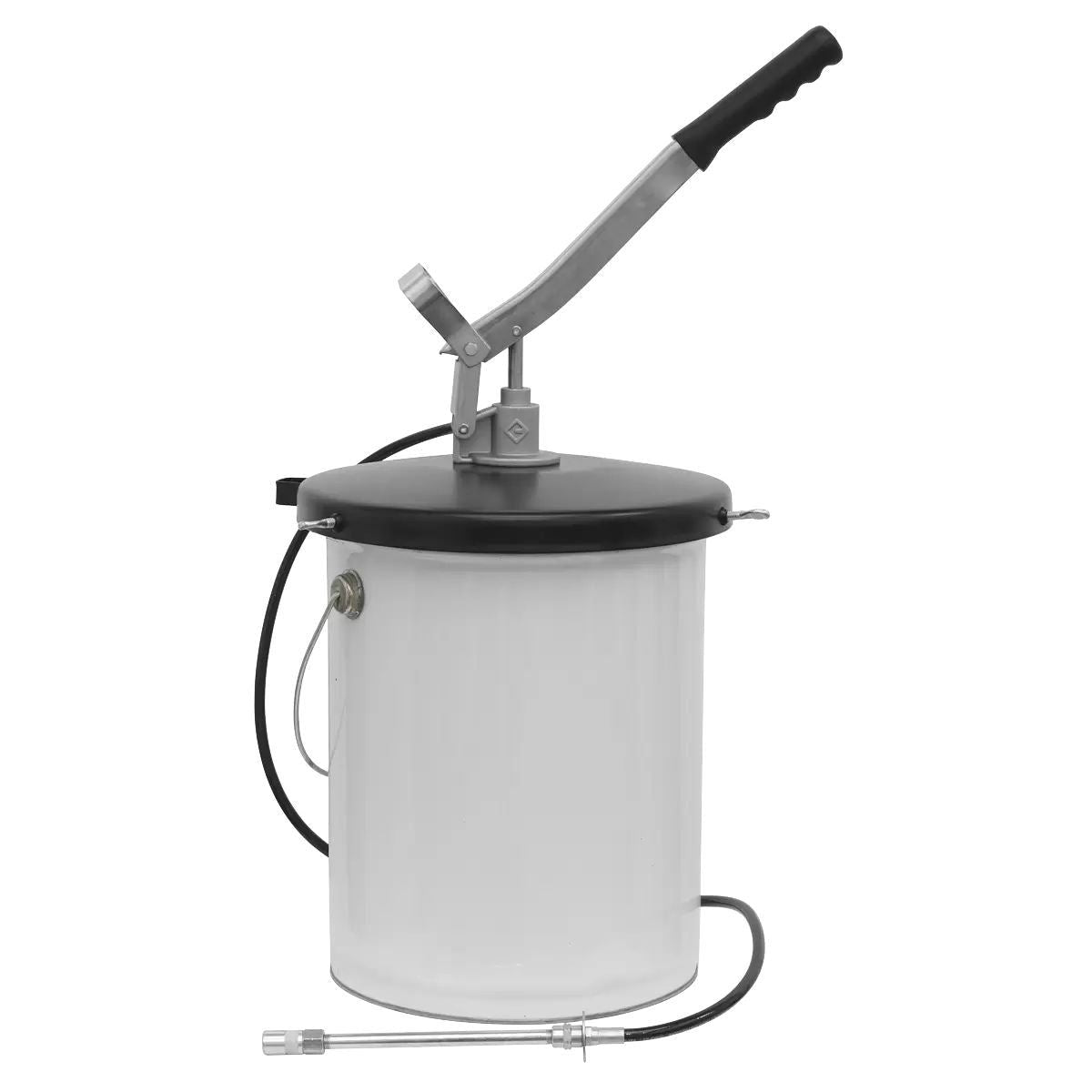 Sealey AK455 12.5kg Extra-Heavy-Duty Bucket Greaser with Follower Plate