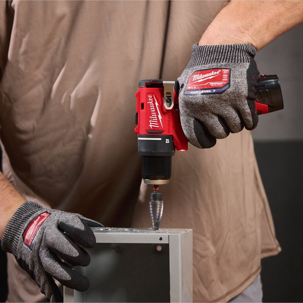 Milwaukee M12BLDDRC-202C 12V Brushless Drill Driver with 2 x 2.0Ah Battery Charger & Case 4933499687
