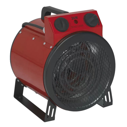 Sealey EH2001 Industrial Fan Heater High-Power Heating for Workshops & Garages 2kW