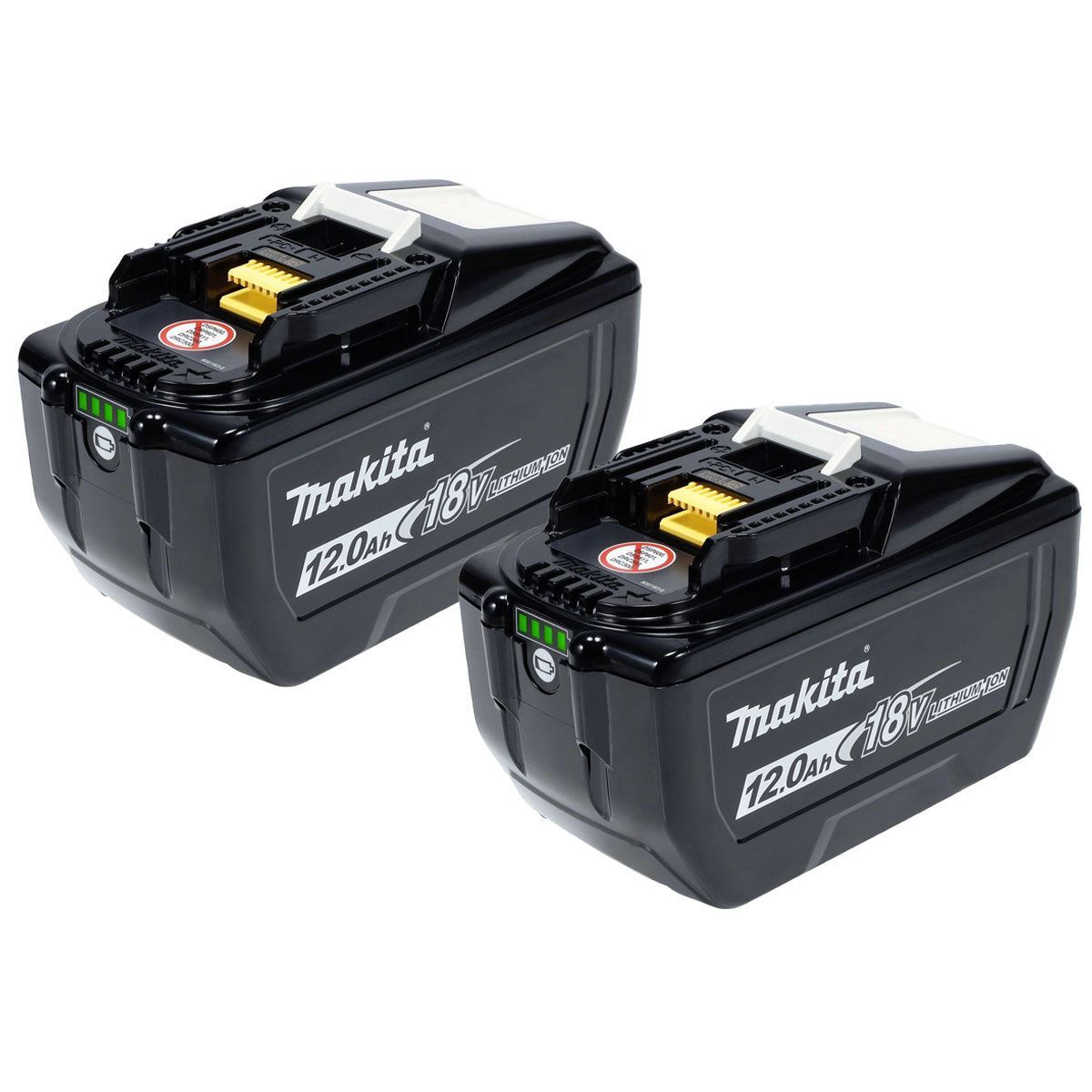 Makita BL18120 18V LXT Li-ion 12.0Ah Genuine Battery 1915J2-8 Twin Pack