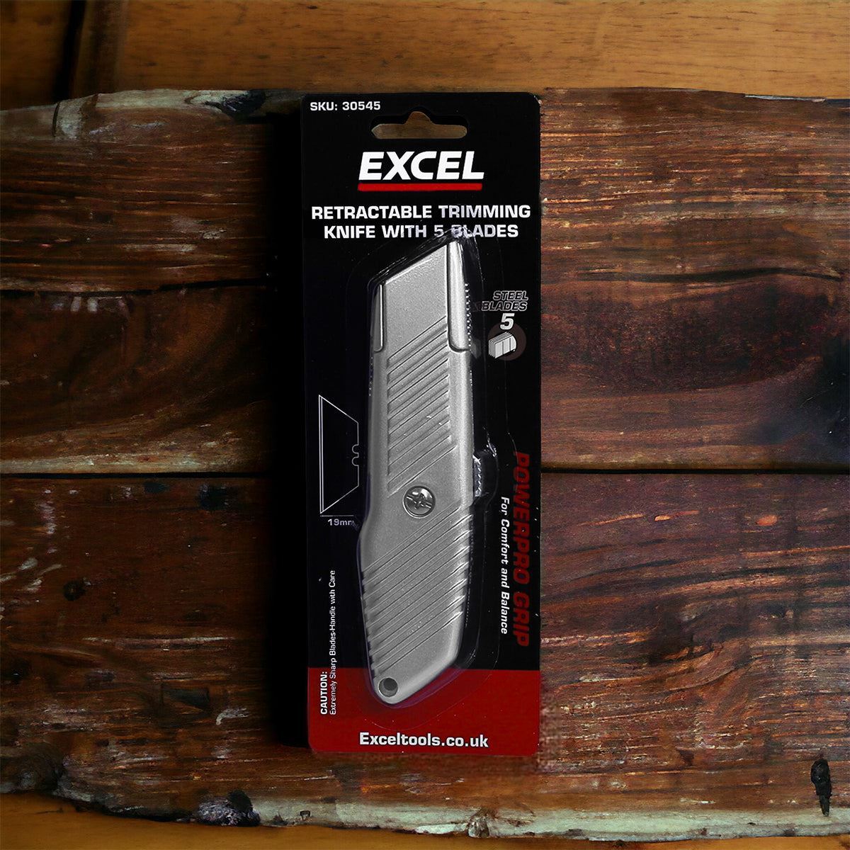 Excel Trimming Knife with 5 Blades Pack of 5