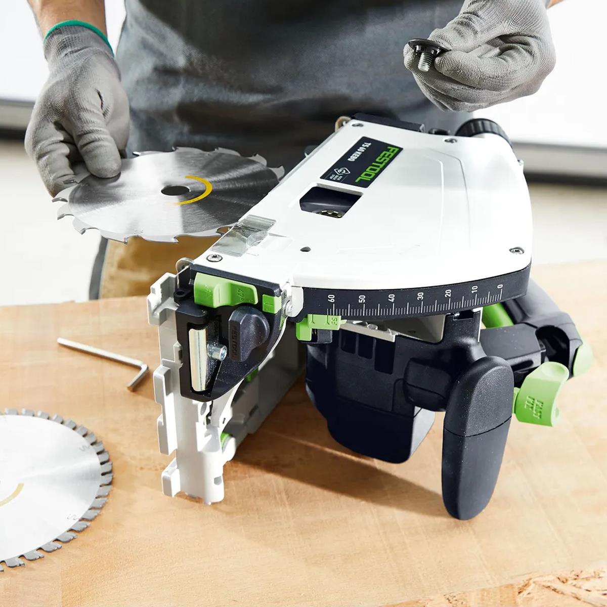 Festool TS 60 KEBQ-Plus Brushless Plunge Cut Saw with Case 230V - 576724