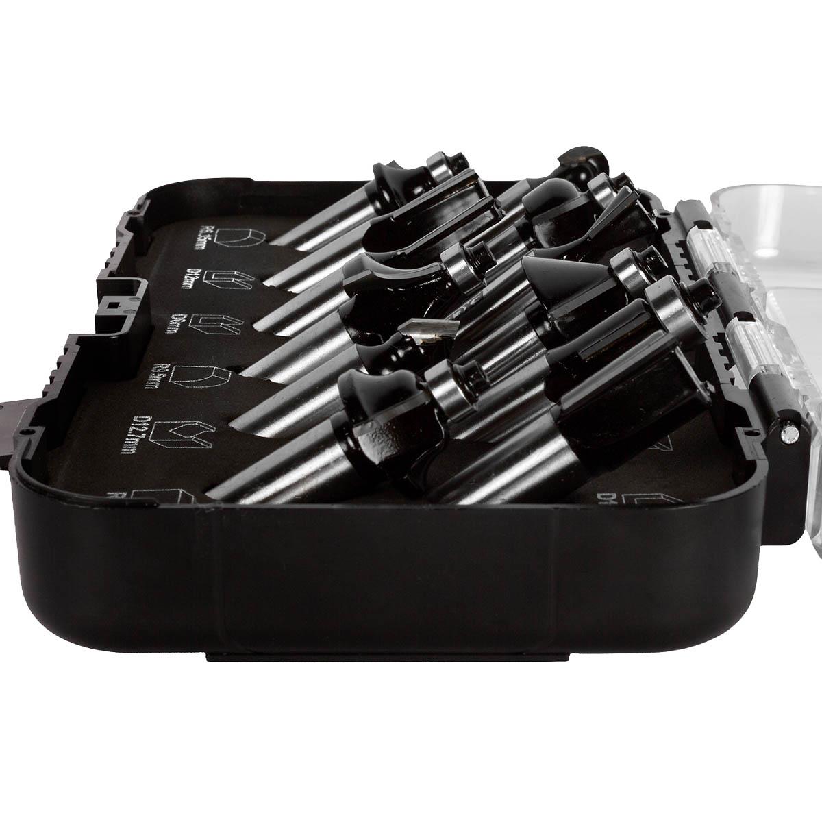 Excel 1/2in Shank TCT Router Cutter Bit 12 Piece Set