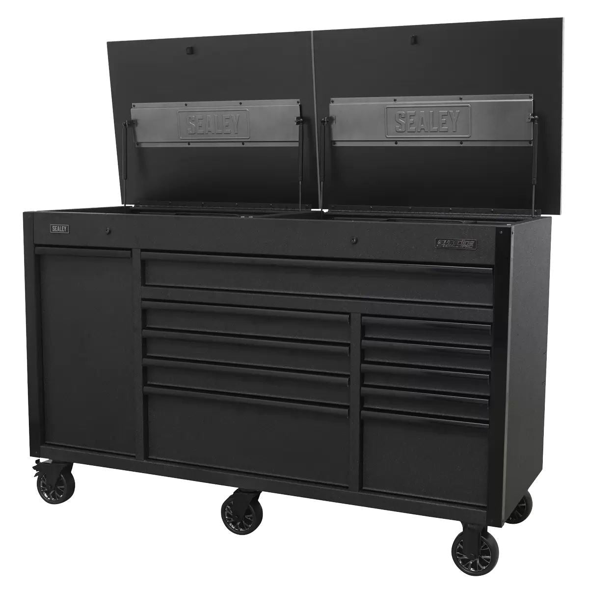 Sealey AP6310BE Mobile Tool Cabinet 1600mm Power Tool Charging Drawer
