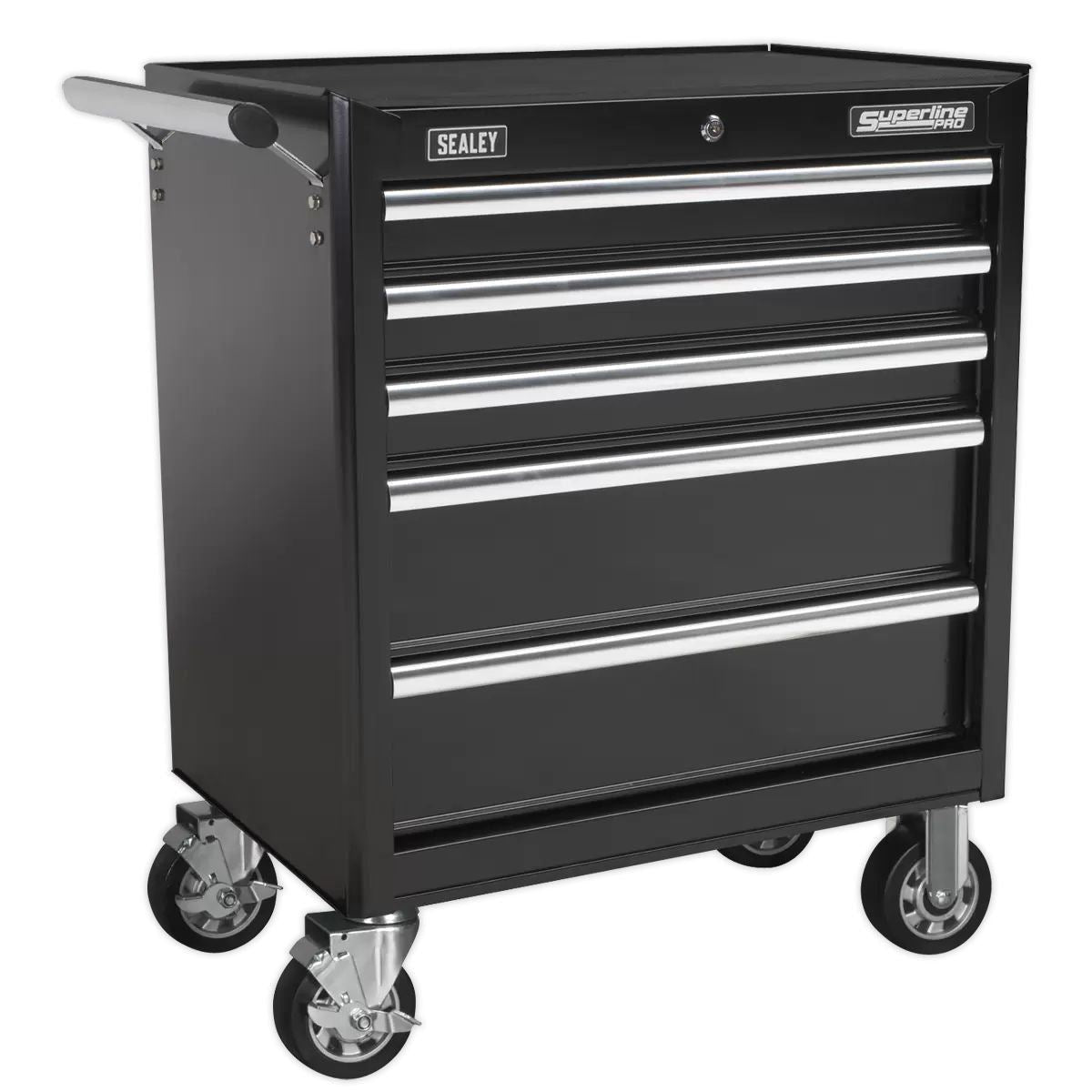 Sealey APCOMBOBBTK56 10 Drawer Top chest with 148pc Tool Kit Black