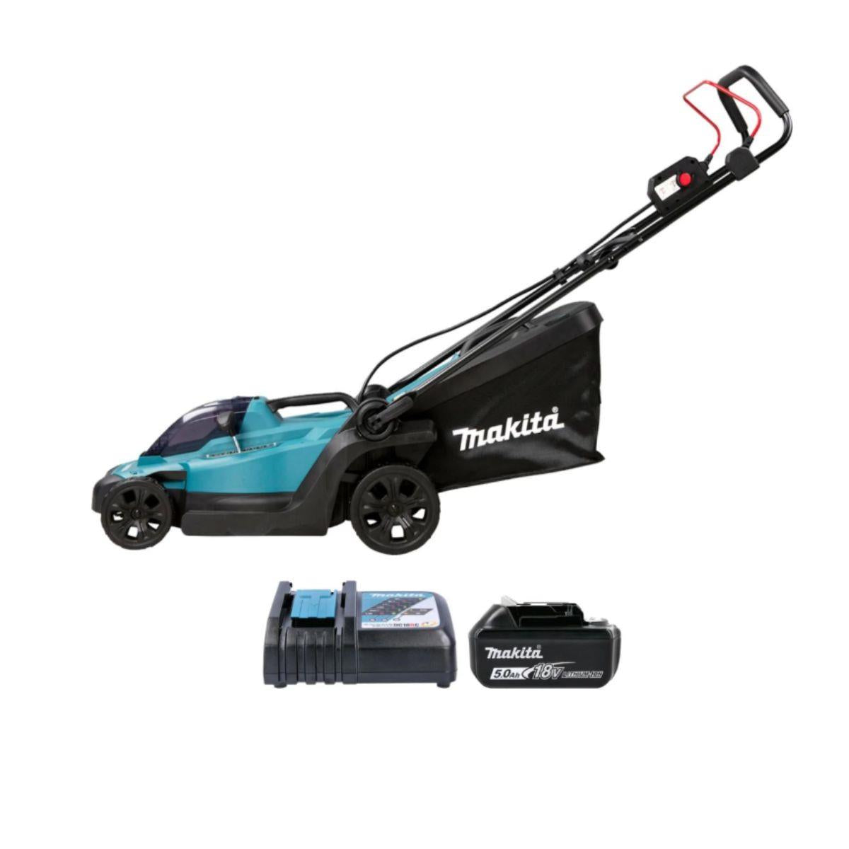 Makita DLM330RT 18V/36V LXT Cordless 330mm Lawn Mower With 1 x 5.0Ah Battery & Charger